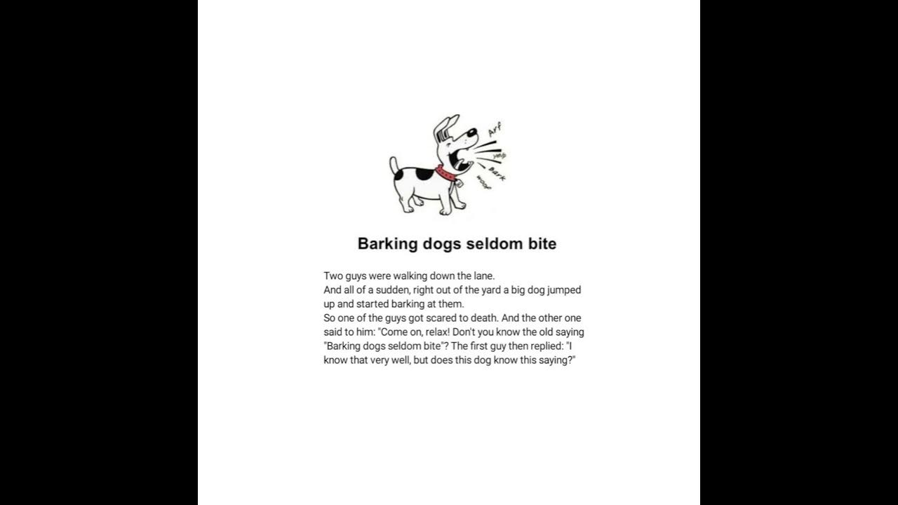 Barking Dogs Seldom Bite YouTube barking-dogs-seldom-bite-youtube