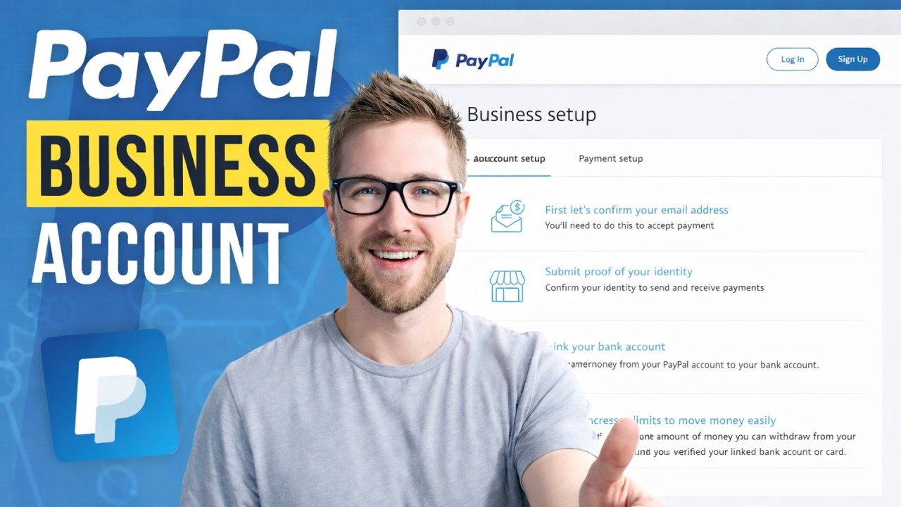 How to set up PayPal Business Account in 2026 (Step by Step) - YouTube