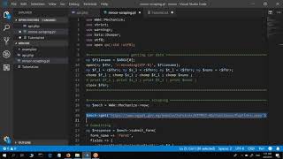 Web Scraping API using perl module WWW::Mechanize and php
