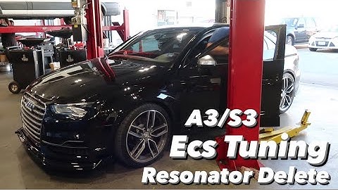 Audi A3 & S3 Mods / ECS Tuning RESONATOR DELETE Part 1