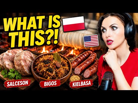 American Reacts to Polish Food — SO MUCH CABBAGE?!