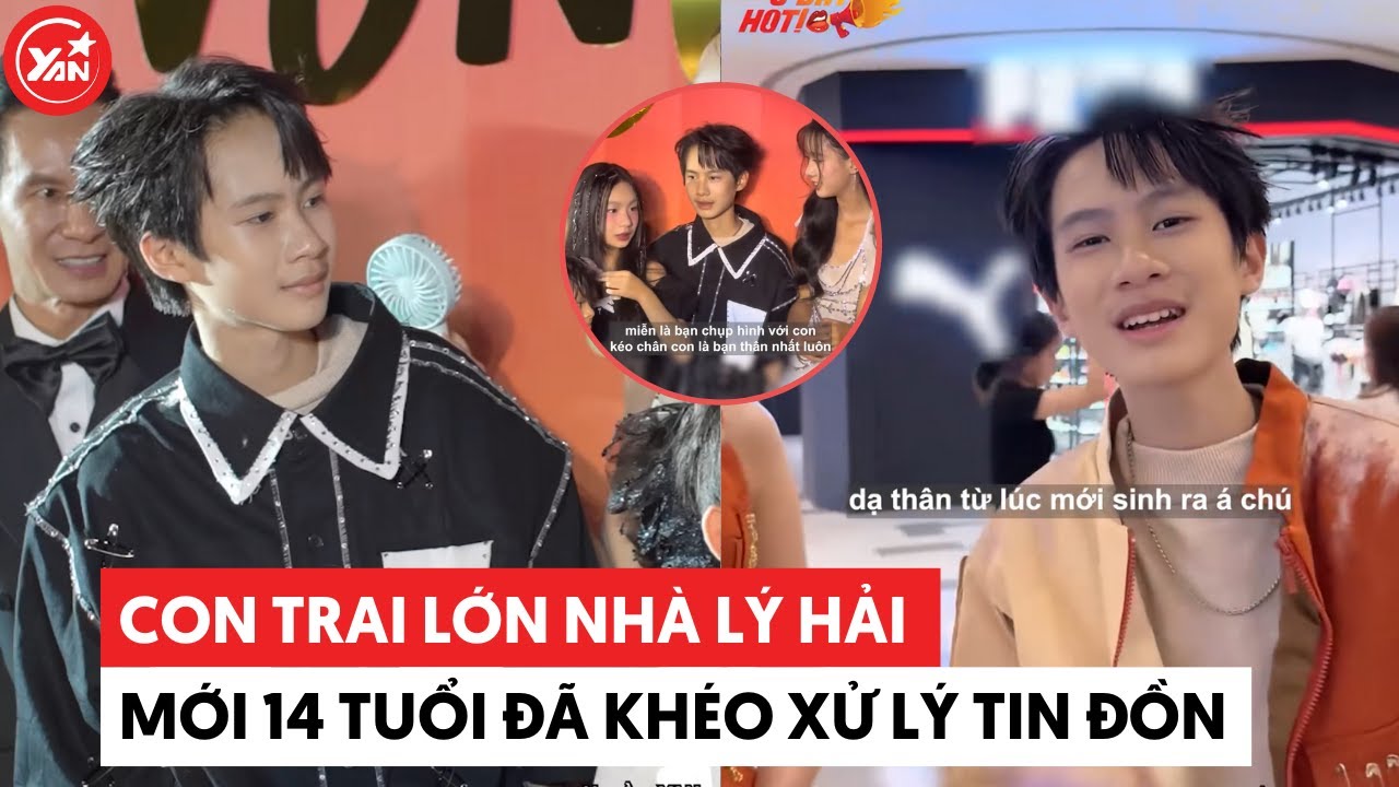 Con trai lớn Rio nhà Lý Hải mới 14 tuổi đã khéo xử lý tin đồn #lyhai #latmat8 #yannews