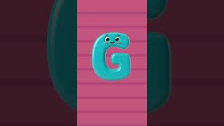Letter G Song for Kids 🎵 | G is for Giraffe, Grape, Guitar, Green | Fun ABC Short