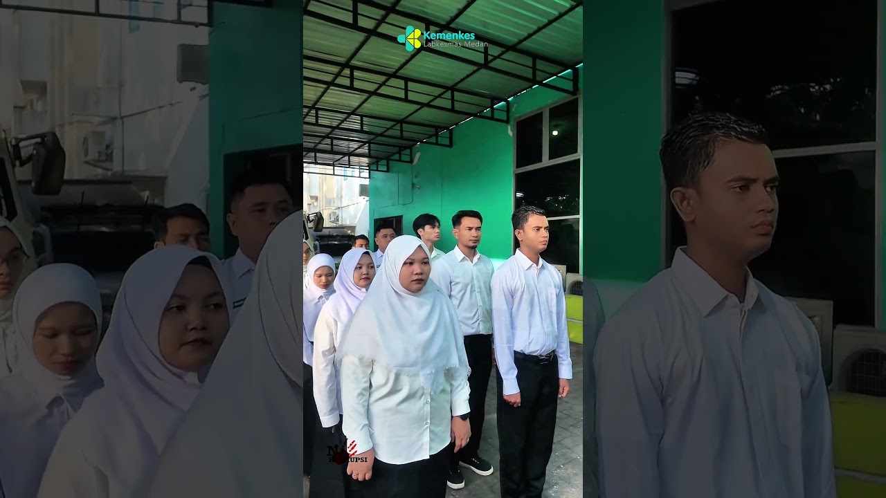 Balai Labkesmas Medan melakukan upacara Hari Lahir Pancasila Senin, tanggal 2 Juni 2025 