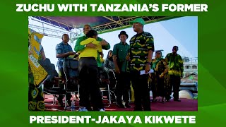 Zuchu With The Former Tanzania's President - Jakaya Kikwete