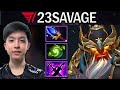 T1.23SAVAGE EMBER SPIRIT WITH 20 KILLS - DOTA 2 7.29 GAMEPLAY