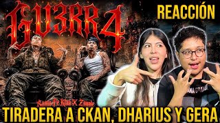 REACCIÓN a Santa Fe Klan , Zimple - Gu3rr4 | TIRADERA a C KAN, DHARIUS, GERA MX