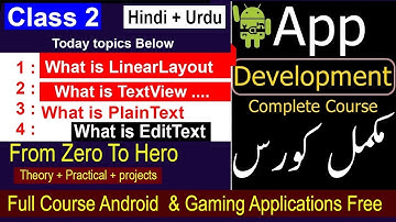 live clases 2021 android applications complete course hindi || how to learn android app development