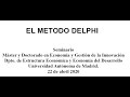 Introducción al Método Delphi