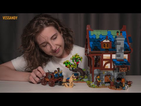 Видео: LEGO IDEAS Средневековая Кузница ОБЗОР | 21325