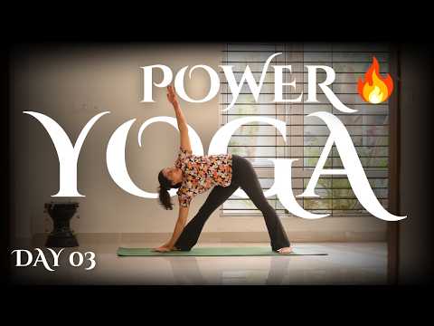Day 3 Power Yoga Challenge 🔥 | 45 Days Transformation Begins