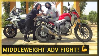 2021 Honda CB500X vs Benelli TRK 502 Comparison Review: 500cc Middleweights Tested!