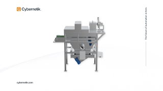 Cybernetik's Automatic Bag Slitter With Vibro Sifter REFE-AUBS/VISI | Cybernetik
