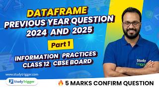 DataFrame Previous Year Questions 🔥 5 Marks Confirm Question | Part 1 | CBSE Class 12 IP