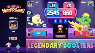 매치 마스터, 토너먼트 우승자, 빌리 붐을 물리친 결과, 2545점, 버섯 배수, 게임 플레이. screenshot 2