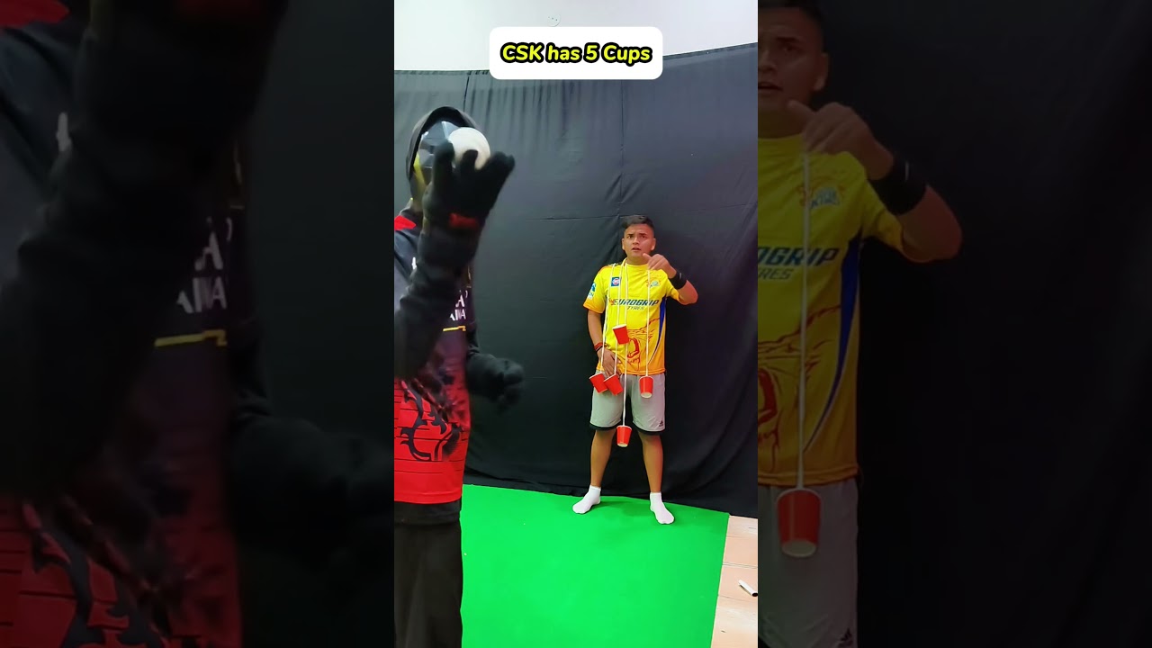 RCB vs CSK Cups*❤️💛🏆