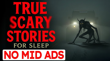 6 HOURS of TRUE Scary Stories for Sleep | 🛑 NO MID ADS | Gentle Rain Sounds | Black Screen | Vol 25