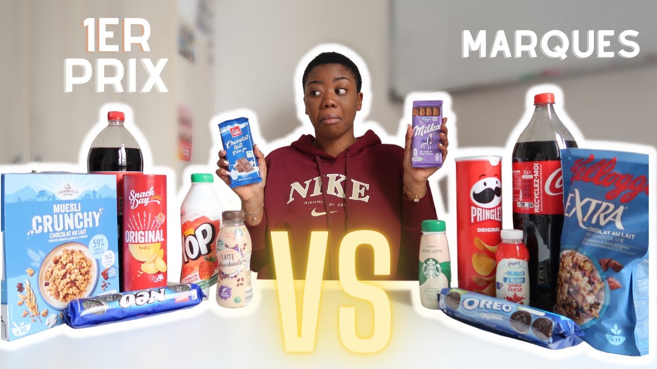 1ER PRIX vs MARQUES : devine le goût !!!