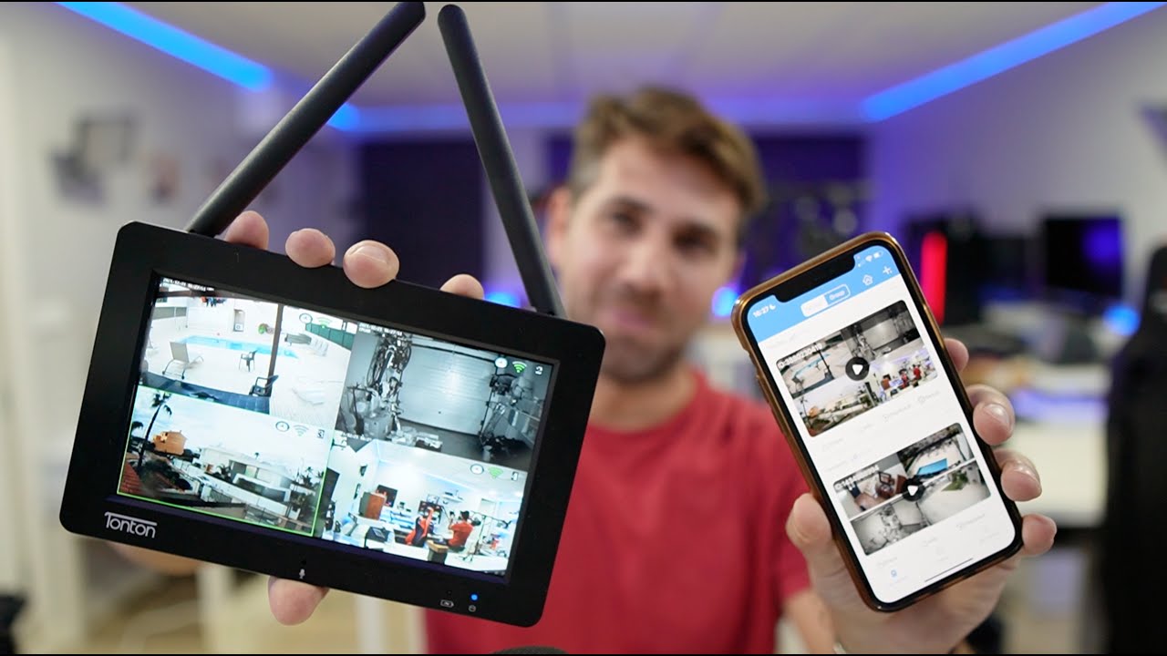 Video Surveillance Kit LARGEST Wifi Coverage So Far TonTon TouchScreen 7" !!