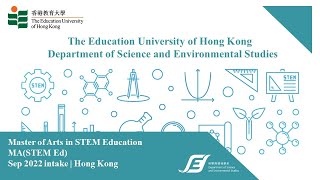 EdUHK Master of Arts in STEM Education 教大STEM 教育文學碩士 (2022 Entry)
