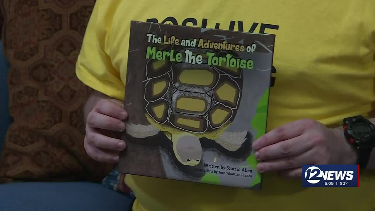 Legally blind Wichitan with autism overcomes obstacles to become children's book illustrator
