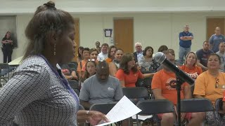 Parents, students take the mic to oppose Greenville County Schools re-zoning proposal