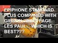 Epiphone les paul standard plus top pro compared to gibson jimmy page lp review   tonymckenziecom
