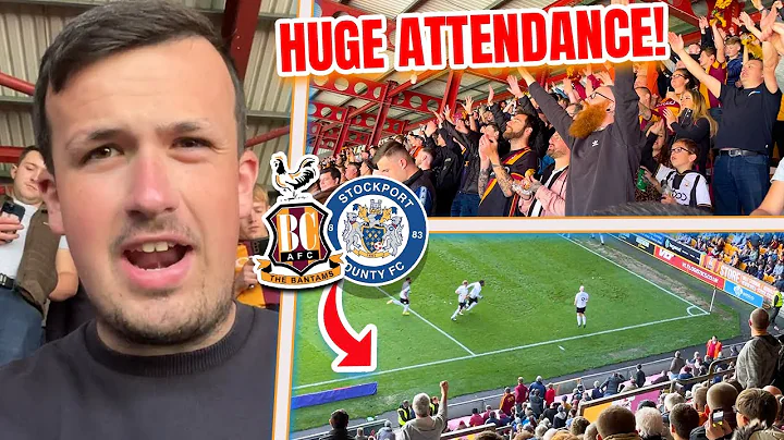 FURIOUS FANS at BRADFORD CITY vs STOCKPORT