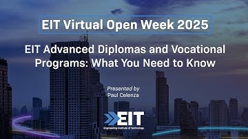 EIT Advanced Diplomas & Vocational Programs| Virtual Open Week (September 2025 )