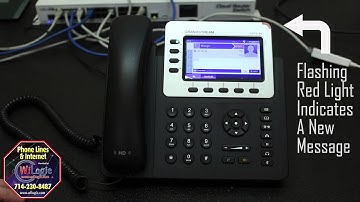 How to check voicemail on a Grandstream 2140 IP Phone