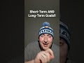 Short-term AND Long-term Goals!  #shorts #motivation #reels #inspiration #joshuadutczak