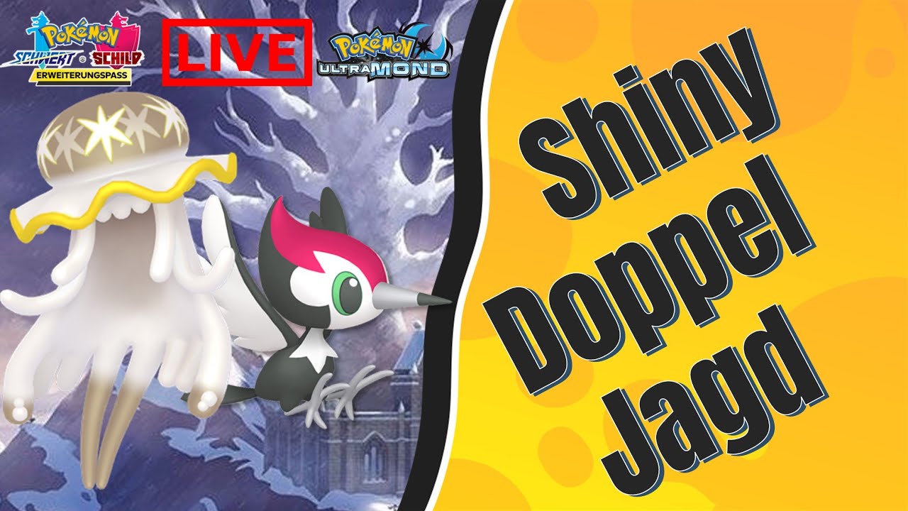 [Live] SHINY DOPPEL JAGD 🔴 Anego in Pokemon Schwert und Peppeck in Ultra Mond