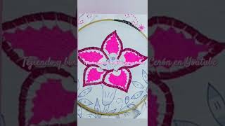 Flor para Paty en Tejiendo y bordando con Melina en Youtube