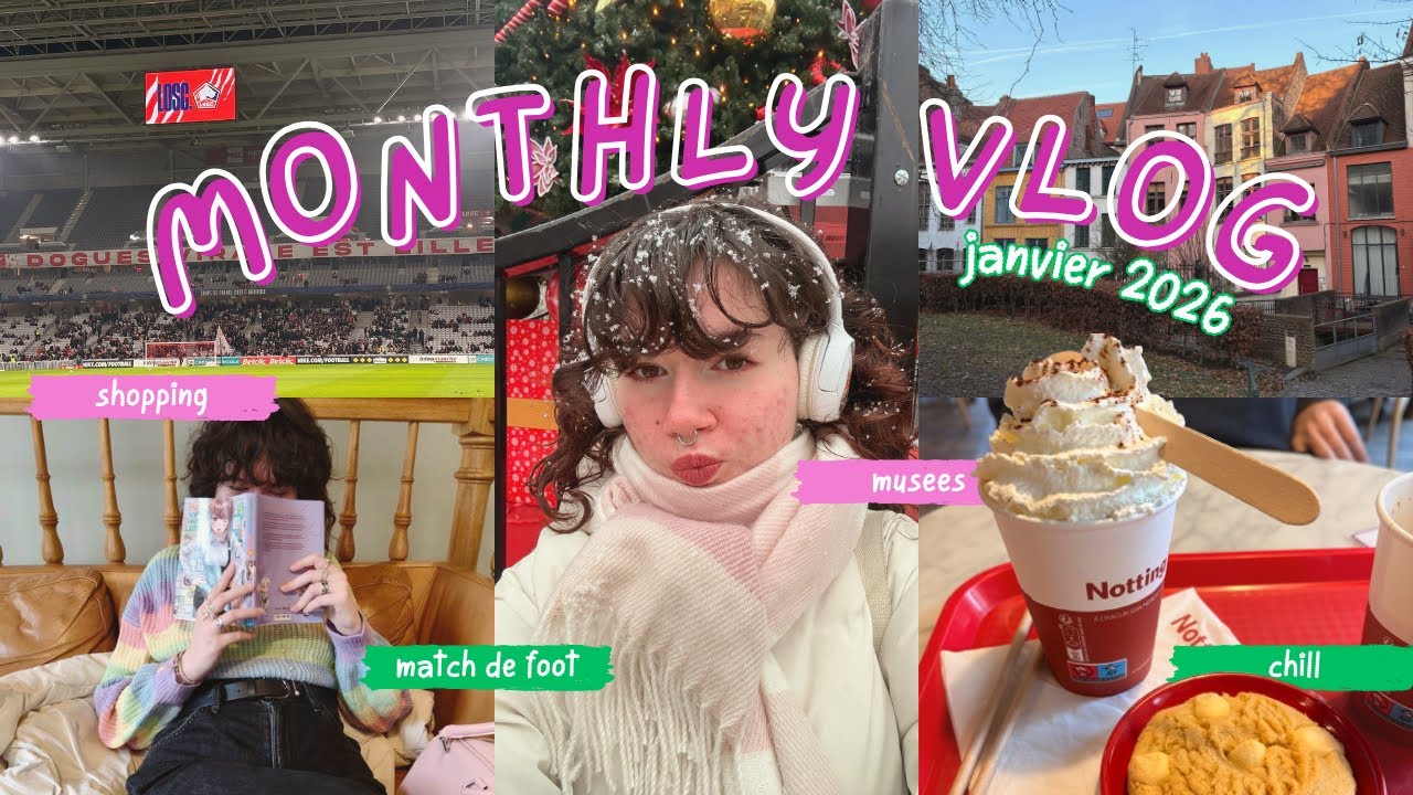 entre shopping, foot et musées... 🎀⚽️💫⎜ vlog janvier 2026 ☆