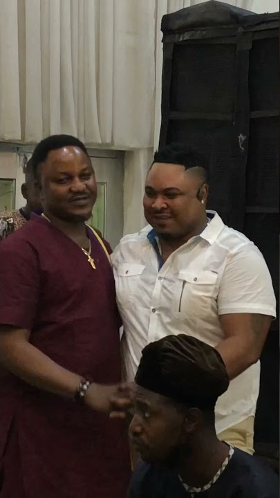 Segun Nabi and Alashe Sammy Jerry at Revelation Album Launch