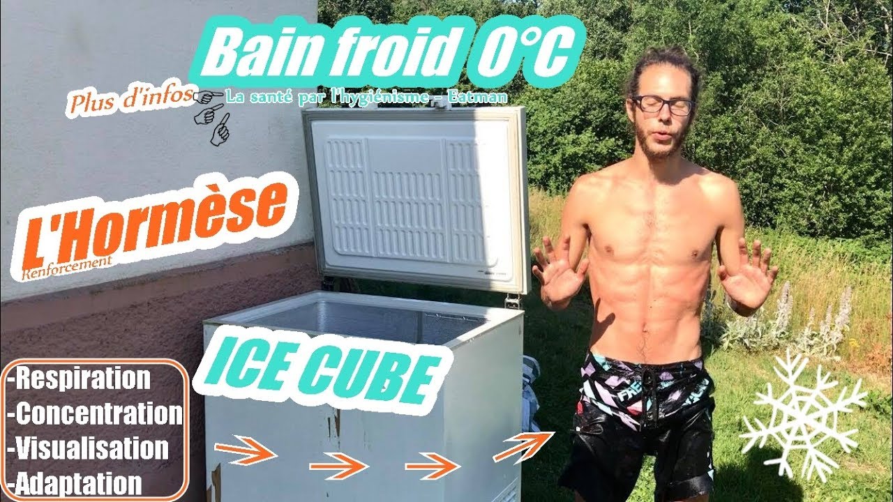 Bain de siège WOTRE® - Seau de bain - Méthode Wim Hof - Bain de