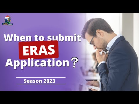ERAS application timeline, 2023 season: When to submit?