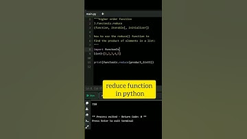 reduce function in python#coding #python #shorts