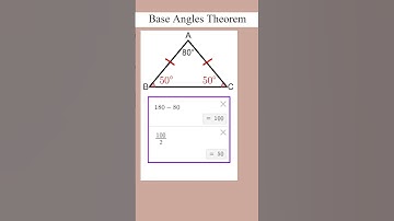 Base Angles Theorem | DSAT Math Flashcards