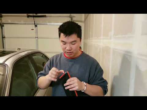 how to install a window visor on 1999 Honda civic sedan