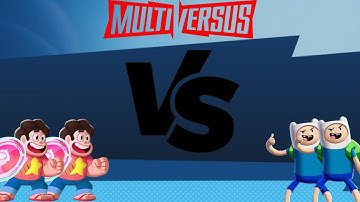 Steven & Steven VS Finn & Finn - Multiversus Gameplay