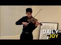 Recitativo and Scherzo-Caprice for Solo Violin | Joshua Lee | Daily Joy