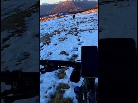 ICE TO ICE TO MTB. PIZZOC-MEZZOMIGLIO#bike #mtb #snowmtb #wintersport #icemtb #icebike #iceride