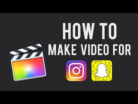 Instagram、Snapchat、IGTV用のビデオを作成する方法(Final Cut Proで)