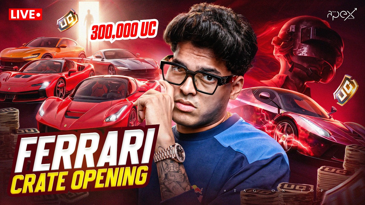 4,00,000 UC FERRARI OPENING 🏎️ | JONATHAN IS BACK!! | BGMI!