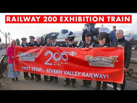 Railway 200's exhibition train will stop first at the Severn Valley Railway