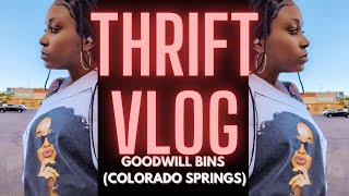 THRIFT WITH ME| GOODWILL BINS COLORADO SPRINGS | WHO SAYS SIZE MATTERS| #thriftvlog  #davinaashleigh