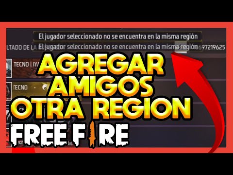 ✅COMO AGREGAR AMIGOS EN FREE FIRE DE OTRA REGION