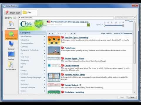Clicker 6 Learning Grids - YouTube