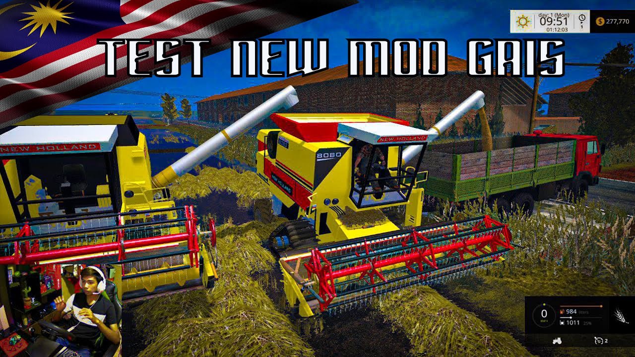 Mesin Padi Baru Syahduu Ohh!!!! / Farming Simulator 15..